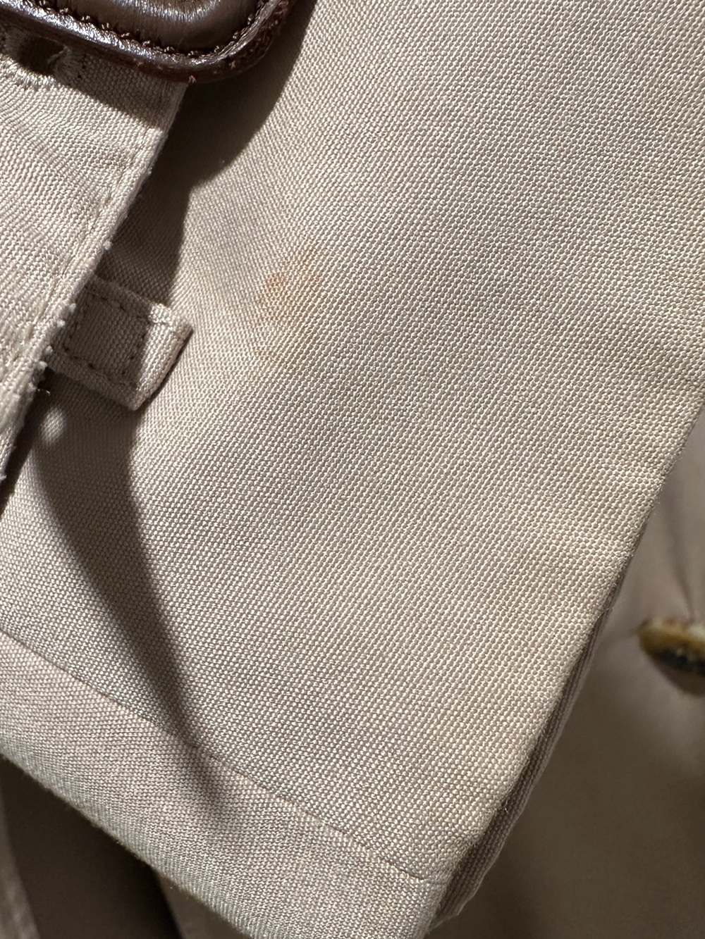 Burberry Kensington Classic Beige Cotton Blend Trench Coat Size 2 - Picture 12 of 16